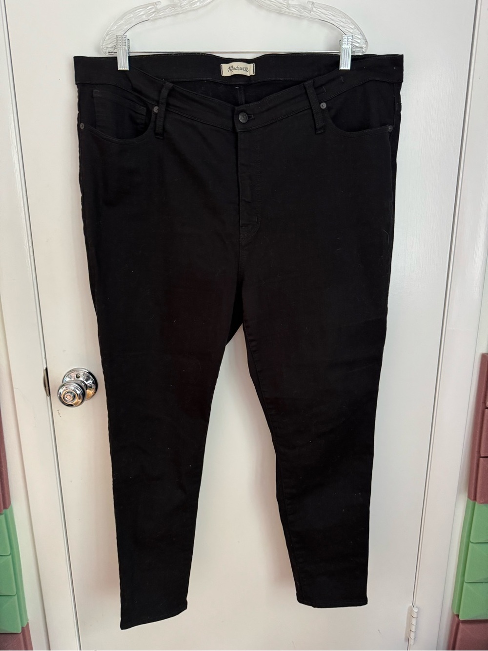 Madewell Women’s Black 9” High-Rise Skinny